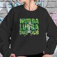 Rick And Morty Wubba Lubba Dub Dub Portal Letters Sweatshirt Gifts for Her