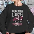 Rocky Officially Licensed Clubber Lang Baseball Sweatshirt Gifts for Her