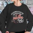 Route 66 Americas Highway Road Trip Sweatshirt Gifts for Her