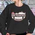 San Francisco Football Vintage Sf Cali Retro Gameday Sweatshirt Gifts for Her