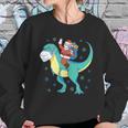 Santa Dinosaur Pandemic Sweatshirt Gifts for Her