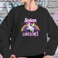 Sata Loves Me Sweatshirt Gifts for Her