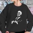 Skeleton Banjo Player Graphic Sweatshirt Gifts for Her