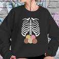 Skeleton Rib Cage Mexican Pan Dulce Concha Sweatshirt Gifts for Her