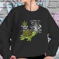 Smoking High Turtle Funny Weed 420 Marijuana Joint Stoner Sweatshirt Gifts for Her