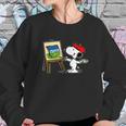 Snoopy Drawing Hertha Bsc Sweatshirt Gifts for Her