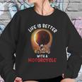 Snoopy With Motorcycle Sweatshirt Gifts for Her