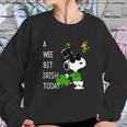 Snoopy A Wee Bit Irish Today Shamrock St Patrick’S Day Shirt Sweatshirt Gifts for Her