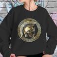 Spartan Helmet Gold Gladiator Sparta Greek Gym Workout Sweatshirt Gifts for Her