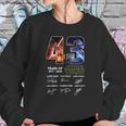 Star Wars 43 Years Anniversary Characters Signatures ForShirt Sweatshirt Gifts for Her