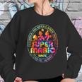 Super Mario Brick Break 85 Tie Dye Logo Graphic Sweatshirt Gifts for Her