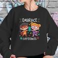 Superheroes Embrace Differences Gift Sweatshirt Gifts for Her