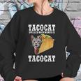 Tacocat Spelled Backwards Is Tacocat Funny Cat Gift Sweatshirt Gifts for Her