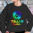 Trainspotter Design Trainspotting With Photo Camera Funny Gift Graphic Design Printed Casual Daily Basic Sweatshirt Gifts for Her