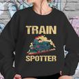 Trainspotter Design Trainspotting Steam Locomotive Gift Graphic Design Printed Casual Daily Basic Sweatshirt Gifts for Her