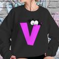 V Name Charater Dracula Halloween Quote Sweatshirt Gifts for Her