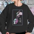 Vaporwave Aesthetic Chopsticks & Skull Pastel Goth Halloween Sweatshirt Gifts for Her