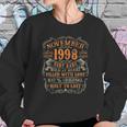 Vintage 1998 November 22 Years Old 22Nd Birthday Gift Sweatshirt Gifts for Her