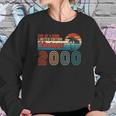 Vintage 2000 22 Vintage Gifts Birthday 22 Years Old Sweatshirt Gifts for Her