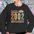 Vintage 2002 Made In 2002 20Th Birthday 20 Years Old Sweatshirt Gifts for Her