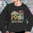 Vintage May 1981 41 Year Old 41Th Birthday Sweatshirt Gifts for Her