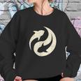 Vintage Ocean Conservation Yin Yang For Shark Lovers Sweatshirt Gifts for Her