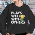 Vintage Swingers Party Upside Down Pineapple Gift Sweatshirt Gifts for Her