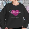 Vintage Virginia Lovers Dmv Va Sweatshirt Gifts for Her