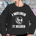 Welder Welding Machine Mechanic Work Arc Accessories Sweatshirt Gifts for Her