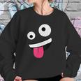 Wild Silly Crazy Eyes Zany Face Emojis Halloween Costume Sweatshirt Gifts for Her