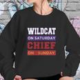 Wildcat On Saturday Chief On Sunday Kansas City Sweatshirt Gifts for Her