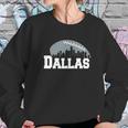 Xtreme Apparrel Dallas Football Skyline Sweatshirt Gifts for Her