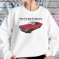 1969 Ford Torino Gt Front Red Sweatshirt Gifts for Her