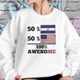 50 El Salvadorian 50 American 100 Awesome Sweatshirt Gifts for Her