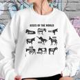 Asses The World Love Sweatshirt Gifts for Her