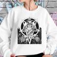 Baphomet Satanist Goat Satanic Dark Art Evil 666 Pentagram Sweatshirt Gifts for Her