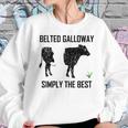 Belted Galloway Simply The Best Vintage Cow Gift Sweatshirt Gifts for Her