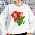 Black History Month African Map Somali Gift For Pet Lovers Proud Black Sweatshirt Gifts for Her