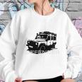 Brown Land Rover Defender Illustation - Autonaut Sweatshirt Gifts for Her