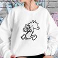 Calvin & Hobbes Comic Running Naked Sweatshirt Gifts for Her