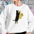 Cat Playing Saxophone Shirt Cool Wind Instrument Sax Gift Sweatshirt Gifts for Her