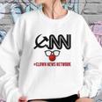 Cnn Clown News Network Funny Political Cool Fake News A Great Novelty Sweatshirt Gifts for Her