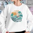 Here Comes The Sun Vintage Style Retro 60S Summer Gift Sweatshirt Gifts for Her