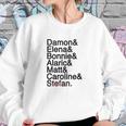 Damon Elena Bonnie Alaric Matt Caroline Stefan Sweatshirt Gifts for Her