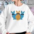 Easter For Men Hip Trio Bunnies Funny Graphic Hipster Easter Bunny Sweatshirt Gifts for Her