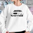 Ford Torino 1972 White Car Sweatshirt Gifts for Her