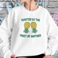 Funny Swinger Quote Upside Down Pineapple Phrase Slogan Sweatshirt Gifts for Her