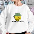 Happy Camper Camping Smiley Face Sweatshirt Gifts for Her