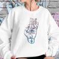 Illuminati Smoking Spliff Hand Stoner 420 Sweatshirt Gifts for Her