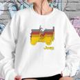 Jeep Willys Repeating Profile Sweatshirt Gifts for Her